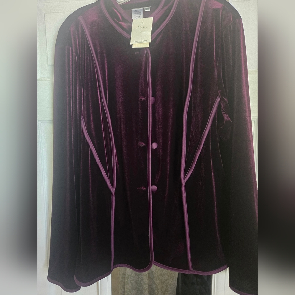 Coldwater Creek Velour Top